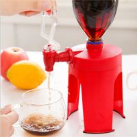 Creative Soda Beverage Dispenser Bottle Novelty Coke Inverted Drinker Drinking Water Dispense Machine For Gadget Party Home Bar