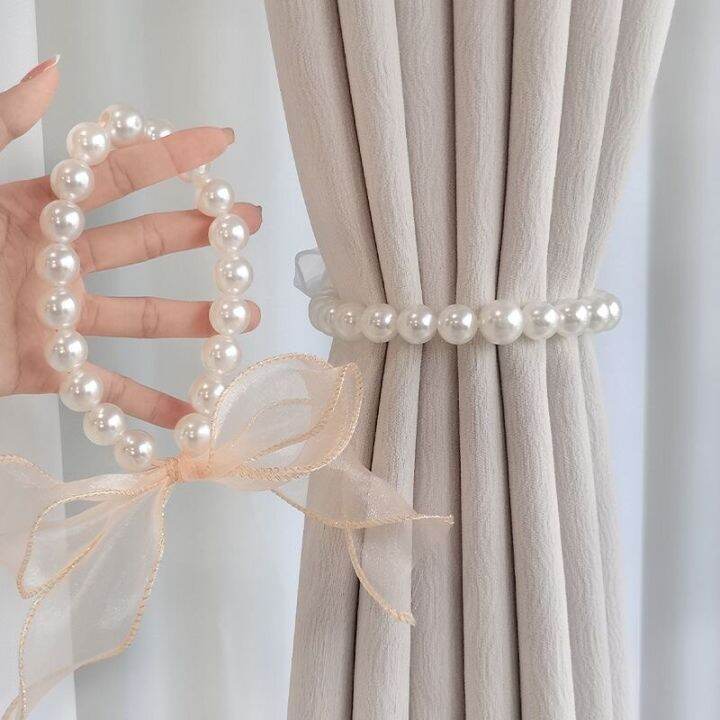 2pcs-curtain-tieback-beautiful-pearls-lace-holder-hook-buckle-clip-pretty-and-fashion-polyester-decorative-home-accessorie