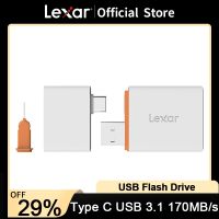 【Xiaohongs keyboard film 】Lexar เครื่องอ่านการ์ด Type C ไปยัง USB SD การ์ดหน่วยความจำไมโคร TF NM 3.1 NCARD