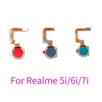 สําหรับ Oppo Realme 5i 6i 7i ลายนิ้วมือ เซนเซอร์ ปุ่มโฮม Ribbon Flex Cable