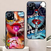 【CW】 Graffiti Painting POCO F3 12 X T S Note 10 5G 8 A 9 Tempered Glass Coque