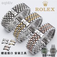 สำหรับ✑นาฬิกา ROLEX Rolex สายเหล็กล็อกสีเขียวเดย์โทนาเรือยอชท์น้ำสีดำมินสร้อยข้อมือเหล็กสแตนเลส20