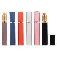 【YF】☄☂✱  1pcs 6 Metal Glass 12ml Perfume Bottle Aluminum Nozzle Spray Refillable Parfum