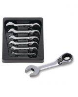 DEEN NO.DNC06SRGWSET Ratcheting Box End Wrenches Set (6pcs/set) Factory Gear by Gear Garage