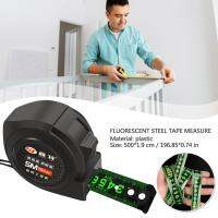 Fluorescent Steel Tape Measure Drop-proof Thickened Case Drop-proof Ruler S8O8