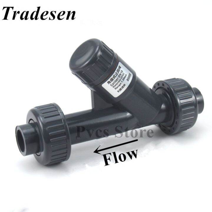 1pc Id20~63mm Upvc Pipe Angle Seat Check Valve Pvc Non Return Valve Garden Irrigation Aquarium 2577