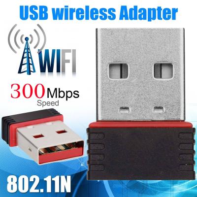 ใหม่ล่าสุด! Nano USB 2.0 Wireless Wifi Adapter 802.11N 300Mbps ตัวรับ WIFI สำหรับคอมพิวเตอร์ โน้ตบุ๊ค แล็ปท็อป รับไวไฟความเร็วสูง ขนาดเล็กกระทัดรัด