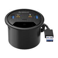 Orico Deskgrommet Usb 3.0ฮับ Type-C ตัวแยกสัญญาณตัวแปลงเลนส์ออดิโอ้โต๊ะงานช่างตัวติดตั้งอะแดปเตอร์