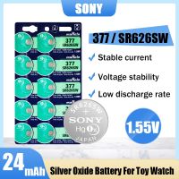 Original SONY 377 377A SR626SW Button Cell For Watch Toy Car Key Camera Remote Control AG4 SR626 LR66 LR626 Silver Oxide Battery