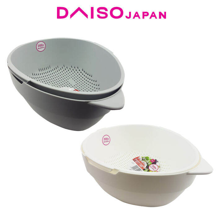 Daiso Bowl and Strainer Set Lazada PH