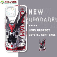 Jinsouwe เคสสำหรับ Samsung กาแลคซีเคสโทรศัพท์ลายการ์ตูนนักรบกลไกเคสโทรศัพท์เบาบาง Note10เคสด้านหลังเป็นยางแบบนิ่ม