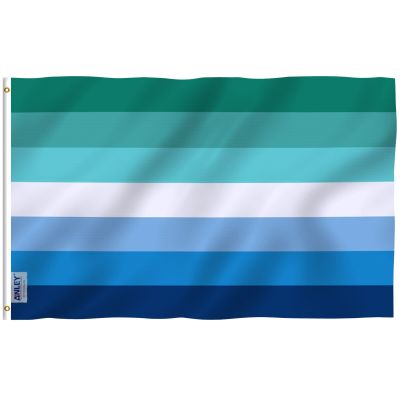 Anley 3X5ฟุต Mlm Vincian ธงภูมิใจ-ผู้ชายรักเกย์กลุ่มรักร่วมเพศธง