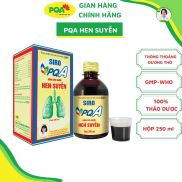 Hen suyễn PQA chai 250ml giúp thông thoáng đường thở cho người ho, khó thở