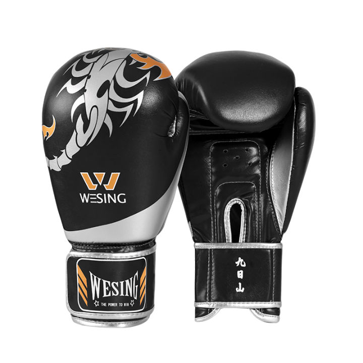 2021Wesing Gloves Boxing Gloves manoplas boxeo Training Punch Mitts luva boxe guantes boxeo Sanda Muay Thai Gloves