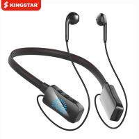 ZZOOI KINGSTAR Wireless Bluetooth 5.2 Headset Neckband Earphones Long Standby Waterproof Sports Headphones LED Display Earbuds