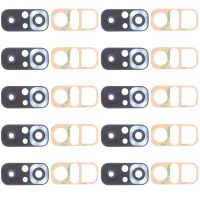 FixGadget 10 PCS Back Camera Lens for Xiaomi Redmi Note 10S M2101K7BG M2101K7BI M2101K7BNY(Silver)