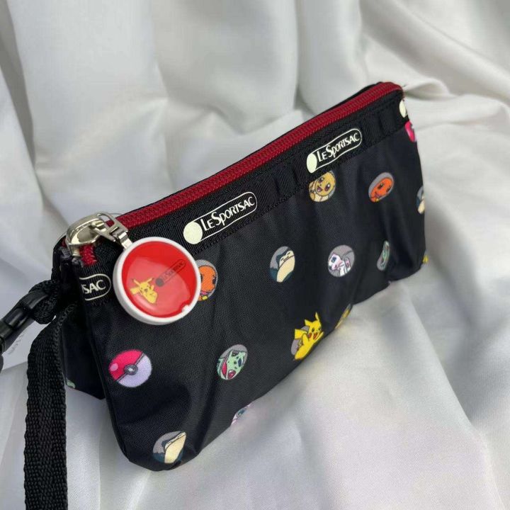 lesportsac-กระเป๋าถือหลายช่องการ์ตูนสุภาพสตรีกันน้ำเชือกมือกระเป๋าโทรศัพท์มือถือกระเป๋าเดิน-8105