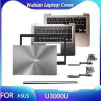 สำหรับ ASUS ใหม่ปกหลังจอแอลซีดี U3000U ฝาปิดโน้ตบุคแป้นพิมพ์แผ่นรองมือสำหรับคีย์บอร์ดฝาครอบบานพับ