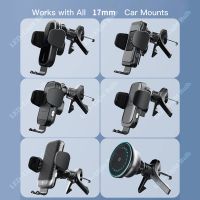 อัพเกรดที่วางโทรศัพท์ในรถคลิป17มม.หัวรถช่องแอร์คลิป Mount Car Air Outlet Hook Clamp สำหรับแม่เหล็กที่ตั้งโทรศัพท์มือถือ