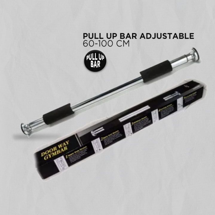 Pull Up Bar Adjustable 60-100 Cm /Alat Fitenss / Iron Gym / Tiang Pull ...