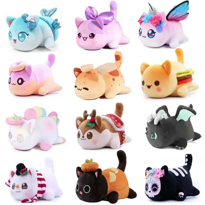 Aphmau Plush Meemeows Food Cat Cola Fries Donut Stuffed Plush Anime Kid ...