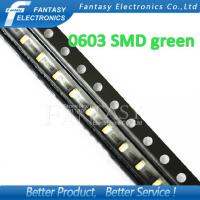 100pcs Green 0603 SMD LED diodes light