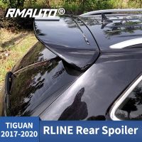 RMAUTO รถ Rline ด้านหลังหน้าต่างสปอยเลอร์ Wing Lip Diffuser Glossy Black สำหรับ Volkswagen VW TIGUAN L 2017-2020ด้านหลังสปอยเลอร์