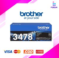 Brother TN-3478 Black ตลับหมึกโทนเนอร์ สีดำ ของแท้