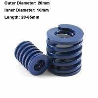 1Pcs Blue Light Load Spiral Stamping Compression Die Spring Outer Diameter 20mm Inner Diameter 10mm Length 20-65mm