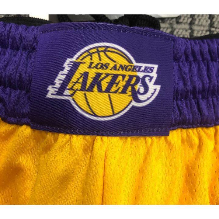 hot-pressed-กางเกงขาสั้นบาสเก็ตบอล-nba-los-angeles-lakers-สีเหลือง-5-แบบ-shorts