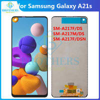 Skrin LCD Asal สำหรับ Samsung Galaxy A21s A217 Paparan LCD สำหรับ SSM-A217FDSN SM-A217FDS SM-A217MDS เครื่อง Digitizer Skrin