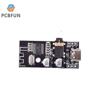 pcbfun ไร้สาย BT MP3แผ่นรับเสียง BLT 5.1 Mp3บอร์ดถอดรหัสแผ่นรับเสียงโมดูลบันทึกเสียงสเตอริโอไร้สาย