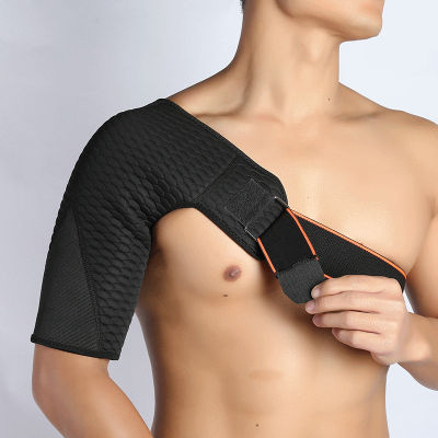 สายรัดไหล่เดี่ยวแบบปรับได้ Gym Sports Care Back Shoulder ce Protector Wrap Belt Band Pad Bandage Men &amp; Women
