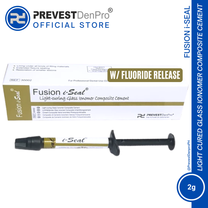 Fusion iSeal (Light Curing Glass Ionomer Composite Cement) (1x2g pack