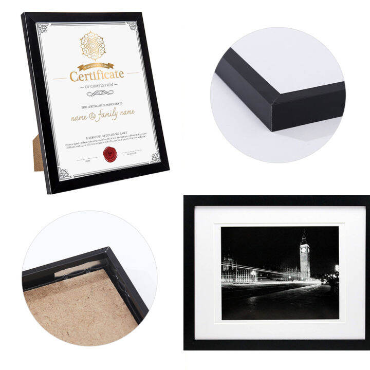 16inch A4 Black Metal Certificate Pictures Frames Diplomas Standard