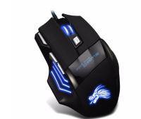 เม้า 6D สายถัก LED Optical USB 5500 DPI 6 ปุ่ม  Gaming PRO Mouse for Pro Gamer (มีคลิปวีดีโอ)