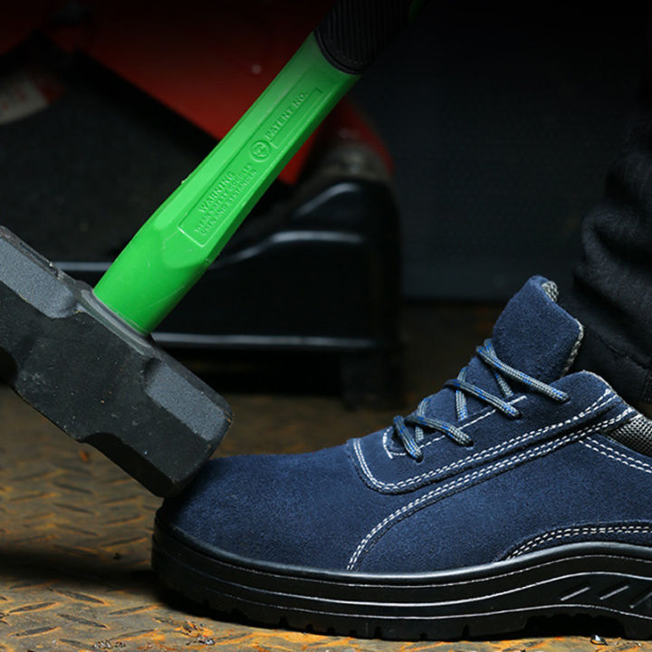 รองเท้าเซฟตี้-รองเท้านิรภัย-หัวเหล็ก-safety-sports-shoes-กันน้ำมัน-กันน้ำ-กันลื่น-เพิ่มพลังให้งานของคุณ