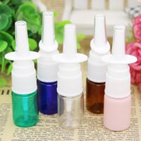 5PCS 5ml PET Empty bottle Plastic Nasal Spray Bottles Pump Sprayer Mist Nose Spray Refillable Bottles For Medical Travel Size Bottles Containers