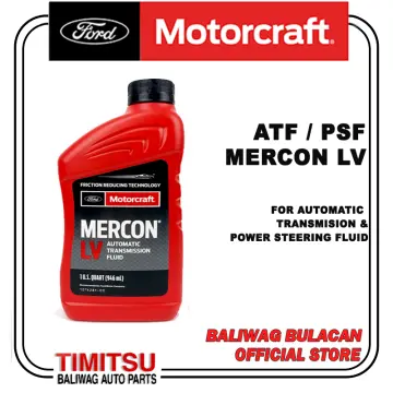 MotorCraft MERCON LV ATF ( 1QT / 946ml ) Auto Transmission Fluid