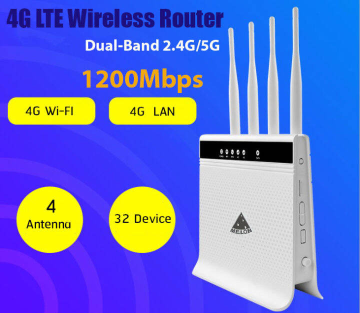 4g-cpe-wireless-router-เร้าเตอร์-ใส่ซิม-1200mbps-dual-band-2-4g-5g-รองรับ-3g-4g-turbor-fast-speed-melon-lt16d