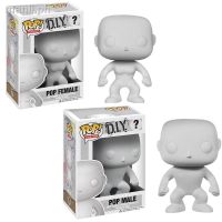 ☁现货funko POP DIY ชายและหญิงของสะสมไวนิลตัวเลขของเล่น2020ใหม่ Funko POP Body ชายและหญิง DIY สี Hand-Run รุ่นอะนิเมะของเล่นตกแต่ง