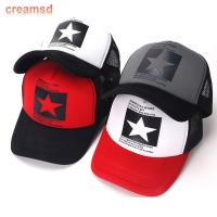 CREAMSD หมวกหมวกเบสบอลสตาร์ห้าแฉกสำหรับผู้หญิง,Topi Jala หมวกแก๊ปกลางแจ้งเกาหลีฤดูร้อนลำลอง