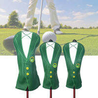 3x/4x Golf Wood Headcover Green Drivers Covers Protector Sleeve