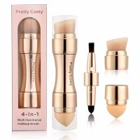 【cw】 4 In 1 Makeup Brushes Foundation Eyebrow Shadow Concealer Eyeliner Blush Powder Cosmetic Professional Maquiagem Beauty Health