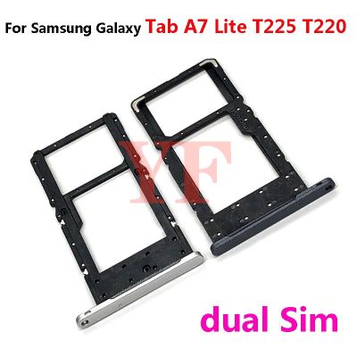 ‘；【。- For  Galaxy Tab A7 Lite T220 T225 SM-T220 SM-T225 SIM Card Tray Slot Holder Adapter Socket Repair Parts