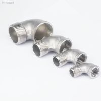 1/8 1/4 3/8 1/2 3/4 1 2 BSP Female to Male 304 Stainless Steel 90 Degree Elbow Connector Pipe Fitting 230 PSI