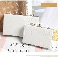 LYKANEFU เย็นกระเป๋าคลัทช์กระเป๋าผู้หญิงกระเป๋าโซ่ Clutches สุภาพสตรีกระเป๋า Hasp ล็อคไหล่กระเป๋าขนาดเล็ก/ใหญ่