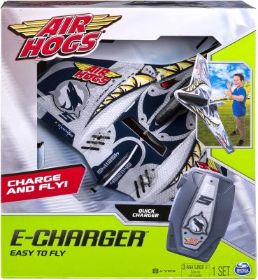 Air Hogs E-Charger Dragon Charging Throwing Glider Airplane Outdoor Toy Competition Remote Control