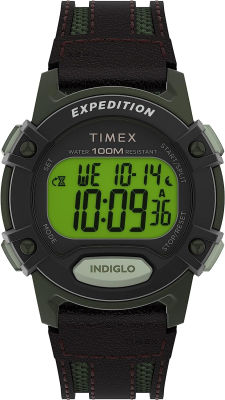 Timex Mens Expedition Digital CAT5 41mm Watch Expedition Digital CAT5 41mm Brown/Green/Black