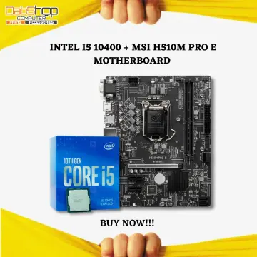Intel New Core I5-10400f I5 10400f + Msi Z490m-s01 Motherboard Kit